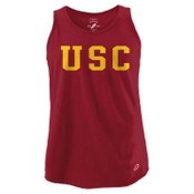 USC Trojans Men's League Cardinal Block All American Tank